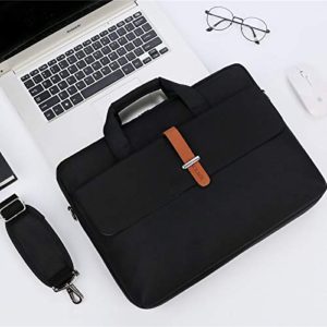 Xtore Style Plus Laptop Shoulder Bag Notebook Slim Carrying Case (15.6 inches, Black)