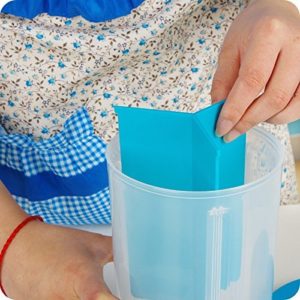 Xtore Plastic 3-in-1 Airtight Watertight BPA-free Anti-Bacterial Beautiful Kitchen Container, 1500 ml,Blue