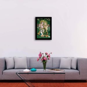 LIFEHAXTORE® Xtore Soothing Radha Krishna Art Fra...