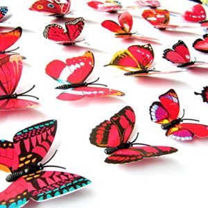 Xtore 12pcs 3D Home Decor Butterfly | 3D Premium P...