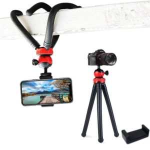 Xtore® Flexi Tripod with 360° Rotation for All DSLR and Mobile Phone with Free Phone Holder Clip
