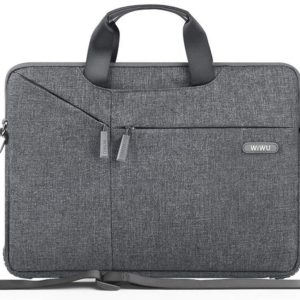 Xtore Premium Plus Laptop Shoulder Bag Notebook Slim Carrying Case (15.6 inches, Grey)