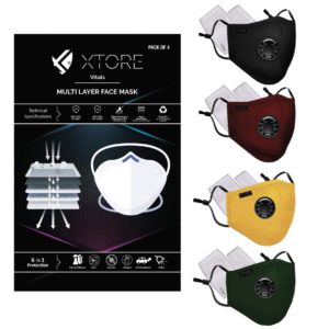 Xtore Pro Defence N-95 Antipollution Mask, CE Cert...