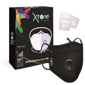 Xtore Washable N-95 mask with 2 Replaceble 5 layer...