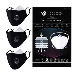 Xtore Viroarmour N95 FDA CE Certified Face mask | Reusable | Washable