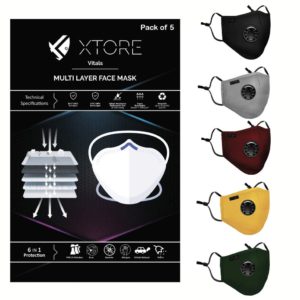 Xtore Pro Defence N-95 Antipollution Mask, CE Cert...