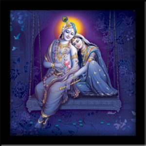 LIFEHAXTORE® Xtore Krishna Radha Art Framed Paint...