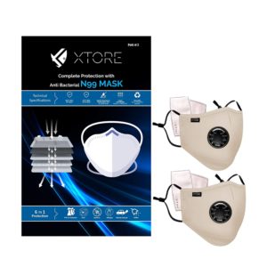 Xtore Certified N99 FDA CE Washable Mask with Repl...