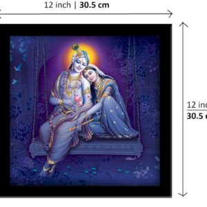 LIFEHAXTORE® Xtore Krishna Radha Art Framed Paint...