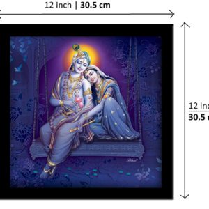 LIFEHAXTORE® Xtore Krishna Radha Art Framed Paint...