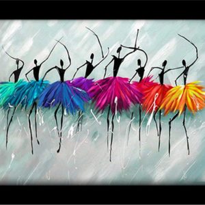 LIFEHAXTORE® Xtore Abstract Dancing Girls Art Fra...