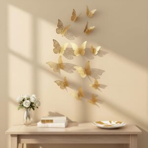 Xtore® Flair pro 12pcs 3D Home Decor Butterfly wi...