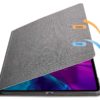 Xtore Atlas iPad Pro 11 inch 2020/2018 Folio Case | Auto Wake/Sleep | Laser Cut Slots (Charcoal Grey) - Image 5