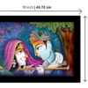 LIFEHAXTORE® Xtore Krishna Radha Art Framed Painting | Ready to Hang (Wood, 12inch x 18 inch) - Image 3