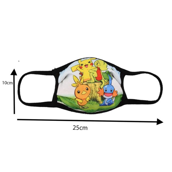 Xtore Shield Plus Kids 3 layer Safety Mask | Snug Fit | Cool Pokemon Design (Pack of 1, Kids 3-6 years) - Image 4