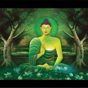 LIFEHAXTORE® Xtore Blessing Buddha Art Framed Pai...