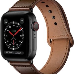 Xtore Leather Band Compatible with iWatch Series 4...