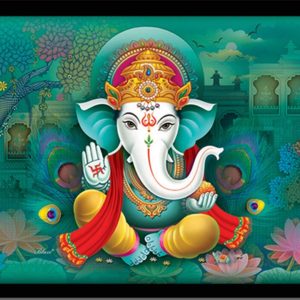 LIFEHAXTORE® Xtore Ganesha Art Framed Painting | ...