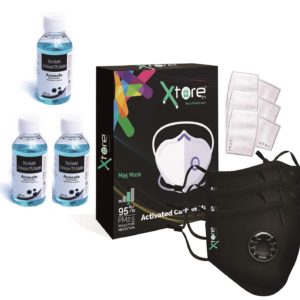Xtore N-95 Washable Cotton Mask with replacable fi...