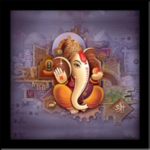 LIFEHAXTORE® Xtore Ganesha Art Framed Painting | ...