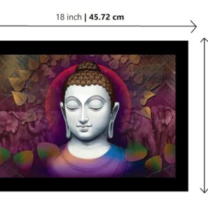 LIFEHAXTORE® Xtore Positive Aura Buddha Art Frame...