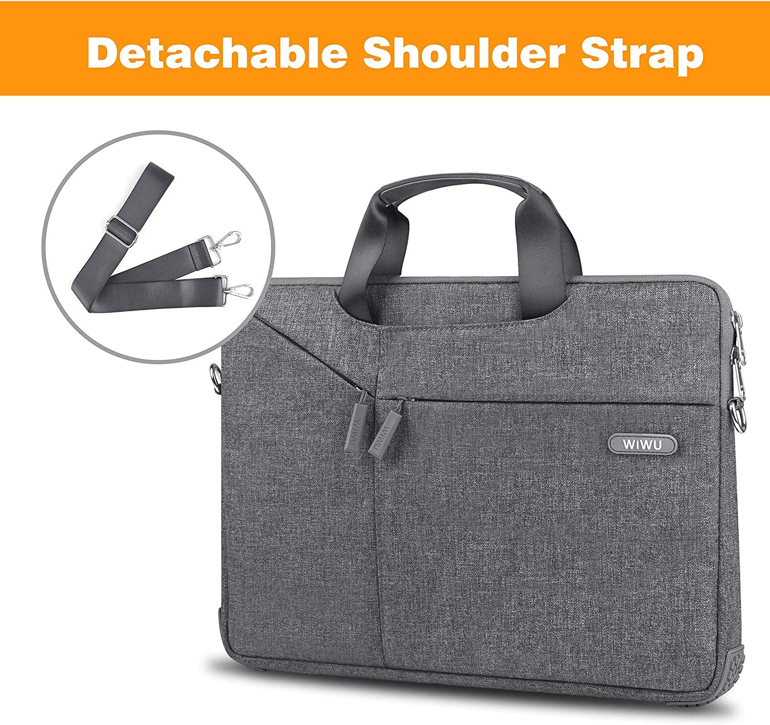 Qishare 15 15.6 16 inch Laptop Case Laptop Shoulder Bag, Multi-functional  Notebook Sleeve Carrying Case With Strap for Lenovo Acer Asus Dell Lenovo  Hp Samsung Ultrabook Chromebook 15(Gray Lines) : Amazon.in: Computers