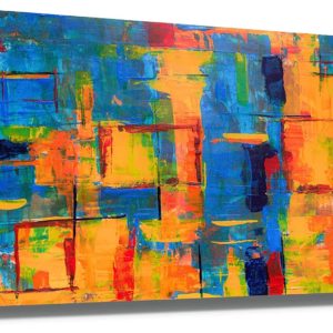 Xtore® Colourful Modern Abstract Art Framed Canva...