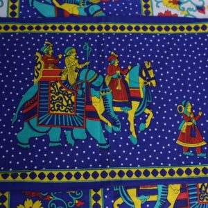 LIFEHAXTORE Xtore Traditional Jaipuri Print King Size Cotton Double Bed Sheet with 2 Pillow Covers (Multicolour)