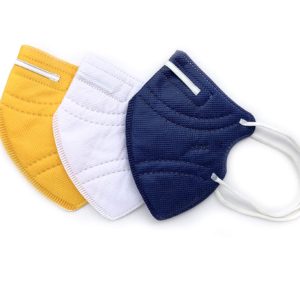 Xtore Safe-Guard N-95 Filter Multi Color Antipollution Masks, Reusable, Washable CE & FDA Certified (Pack of 3, Navy Blue, Yellow, White)