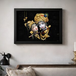 LIFEHAXTORE® Xtore Krishna Radha Art Framed Paint...