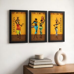 LIFEHAXTORE® Xtore African Women Art Framed Paint...
