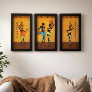 LIFEHAXTORE® Xtore African Women Art Framed Paint...