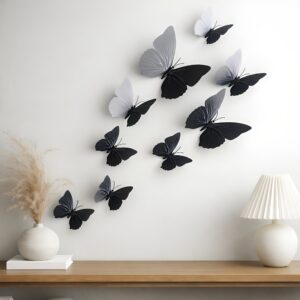 Xtore Plastic Animals Wall Sticker, Black