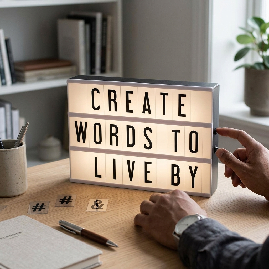 LIFEHAXTORE® Mini Cinema Lightbox | Personalized Messages, with 96 Letters, Numbers, & Symbols | USB & Batter Powered (21 x 15 cm) - Image 4
