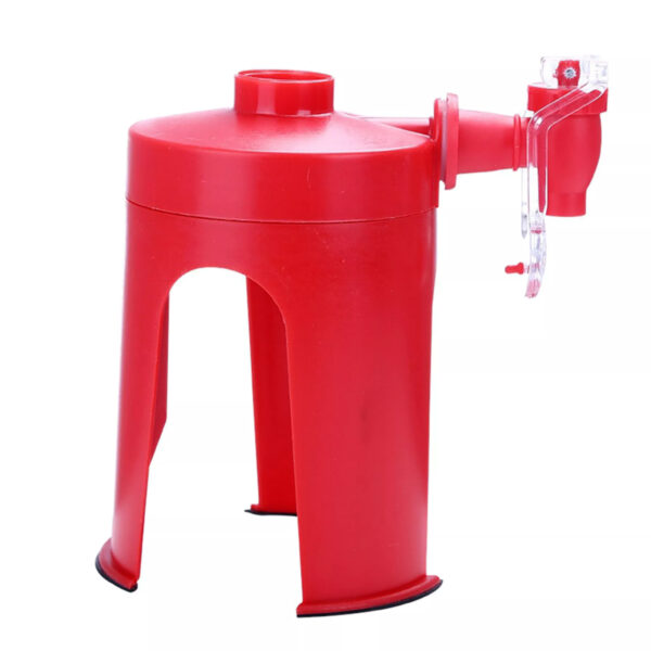 Xtore Plastic Bottle Dispenser Fountain for Cold Drink,Soda,Wine Bottle Bottled Water Dispenser (Red)