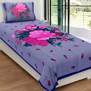 Xtore Single bedsheet with 2 pillow cover