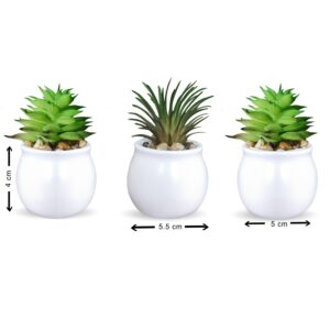 Xtore® Home Decor Small Ceramic White Planter Pot...
