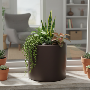 Xtore® Coffee Color Flower Pot | Home Decor