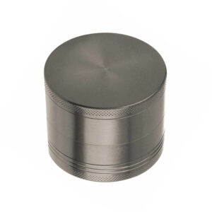 Xtore Spice Herb Grinder with Pollen Catcher and Brush, Two Filtration Mesh Screens, Grey