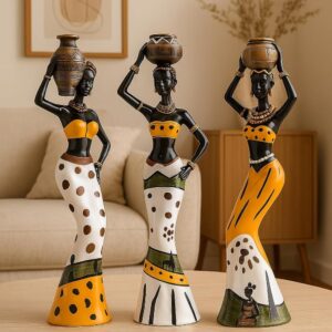 Xtore African Tribal Women Set – (Set of 3)