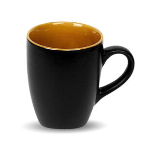 Xtore® Hand Made Black Cup | Microwave Safe Ceram...