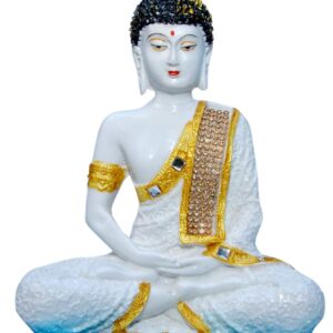 Xtore polyresin buddha statue- Medium, Pack of 1