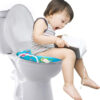 Xtore Cushioned Kids Potty Seat with Handle | Cartoon Print | Comfortable - (Assorted Adorable Prints, Blue , Pack of 1) - Image 3