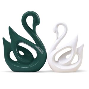 LIFEHAXTORE® Home Décor Lucky Swan Couple | Pian...