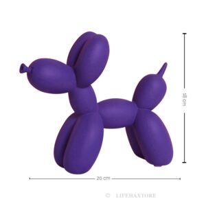 LIFEHAXTORE Balloon Dog Resin Sculpture | Home Dec...