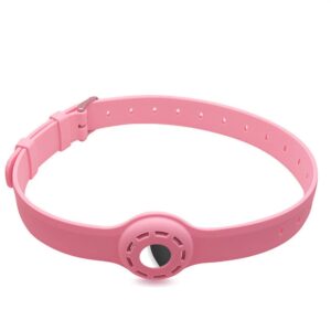 Xtore Dog/Cat Collar for Apple AirTag | Adjustable Skin Friendly – ( Pack of 1, Pink )