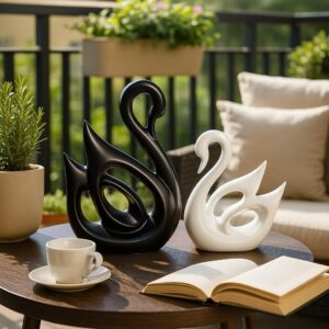 LIFEHAXTORE® Home Décor Lucky Swan Couple | Pro ...