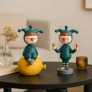 Home Decorating Circus Joker | Hand Painted | Lift...