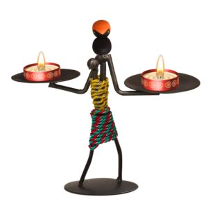 Iron Candle Holder | Stylish African Women Design ...