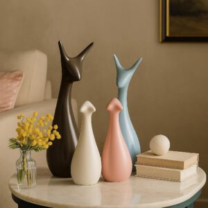 Xtore® Home Décor Lucky Deer Family Matte Finish...